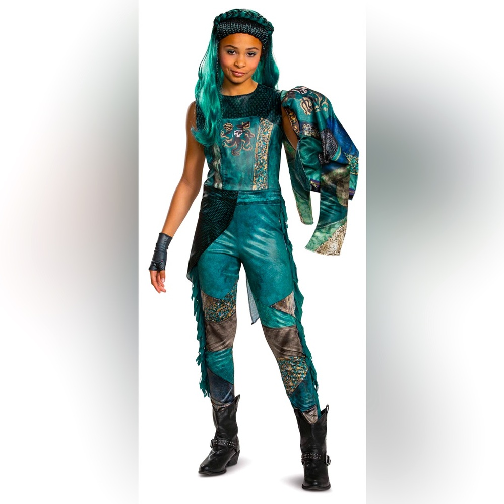 Disguise Disney Uma Descendants 3 Deluxe Girls Costume Size: Small (4-6X) NWT - Picture 2 of 5